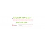 allow blank tags 标签允许留空 for 2.0.x